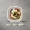 Couvercle pour boîte 65CL octogonal transparent 19,1x19,1x3,5 cm Octabagasse (50 pièces) - DUNI Sale