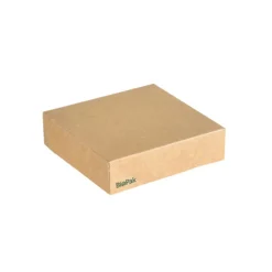 DUNI Couvercle pour boîte 51/82 cl rectangulaire marron 11,3x11,3x2,9 cm Viking (300 pièces) New