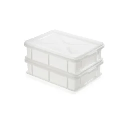GILAC Couvercle pour caisse pleine blanc plastique 30x40x3 cm Online