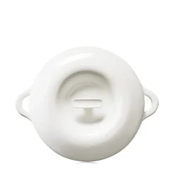 Couvercle pour cocotte induction porcelaine Blanc albâtre Ø 26 cm Bombance - REVOL Clearance