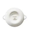 Couvercle pour cocotte induction porcelaine Blanc albâtre Ø 31 cm Bombance - REVOL Clearance