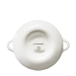 Couvercle pour cocotte induction porcelaine Blanc albâtre Ø 31 cm Bombance - REVOL Clearance