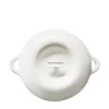 REVOL Couvercle pour cocotte induction porcelaine Blanc albâtre Ø 29 cm Bombance Clearance