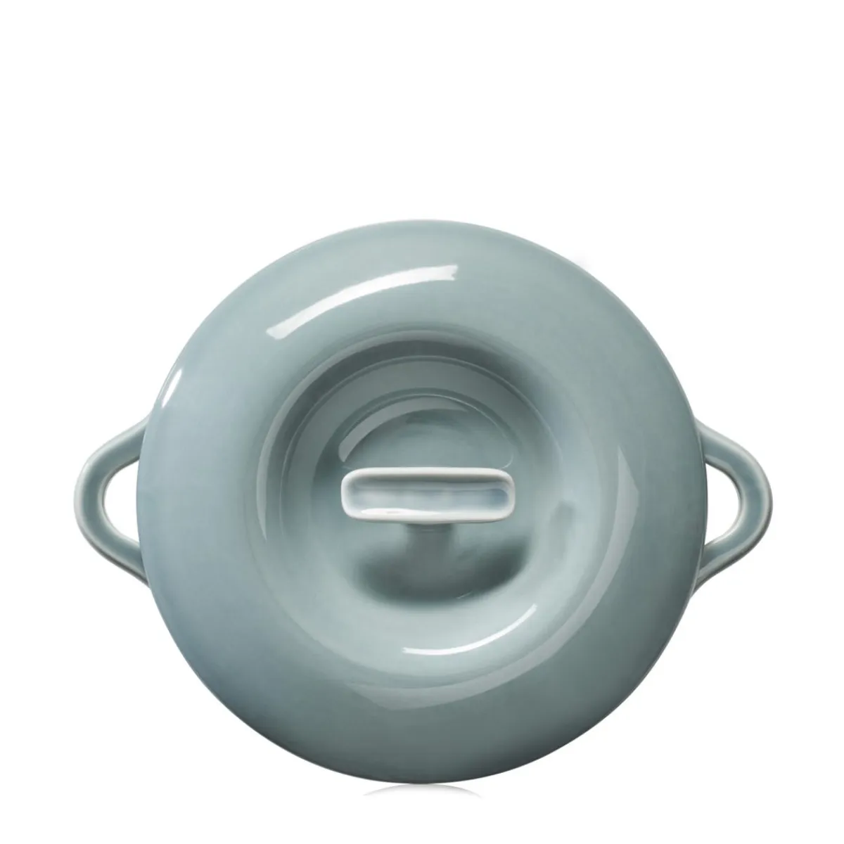 REVOL Couvercle pour cocotte induction porcelaine Gris nuage Ø 22 cm Bombance Outlet