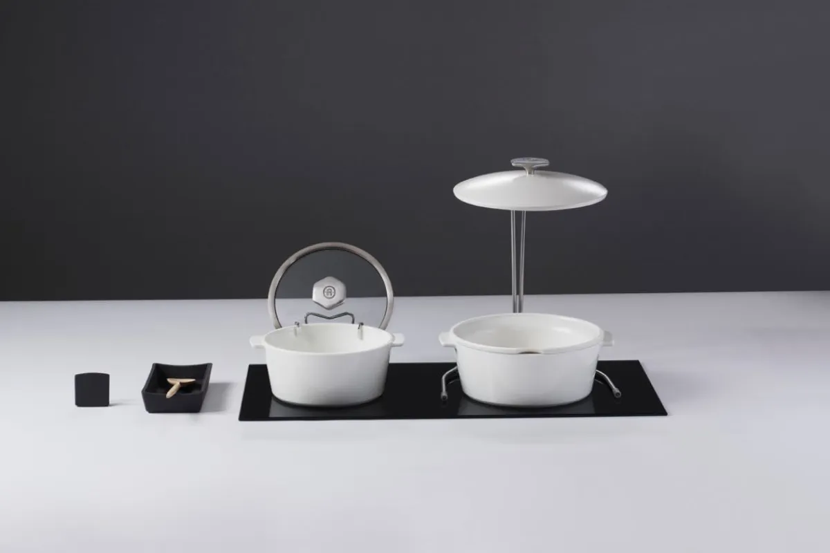 Couvercle pour cocotte ovale transparent verre 32 cm ution 2 - REVOL Best