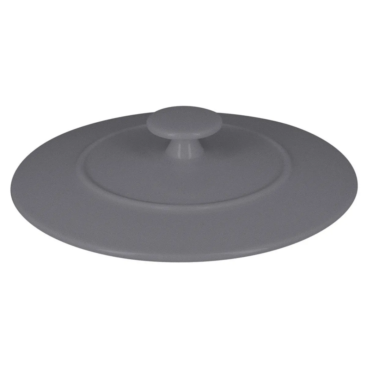 Couvercle pour cocotte rond gris porcelaine vitrifiée Ø 15,8 cm Chefs Fusion - RAK New