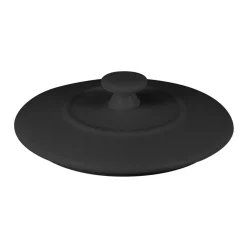 Couvercle pour cocotte rond noir porcelaine vitrifiée Ø 9,8 cm Chefs Fusion - RAK Hot