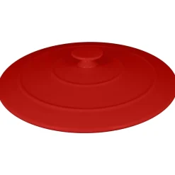 RAK Couvercle pour cocotte rond rouge porcelaine vitrifiée Ø 21,1 cm Chefs Fusion Best