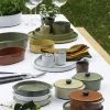 Couvercle pour cocotte vert porcelaine culinaire Ø 12 cm  Caractère - REVOL Sale