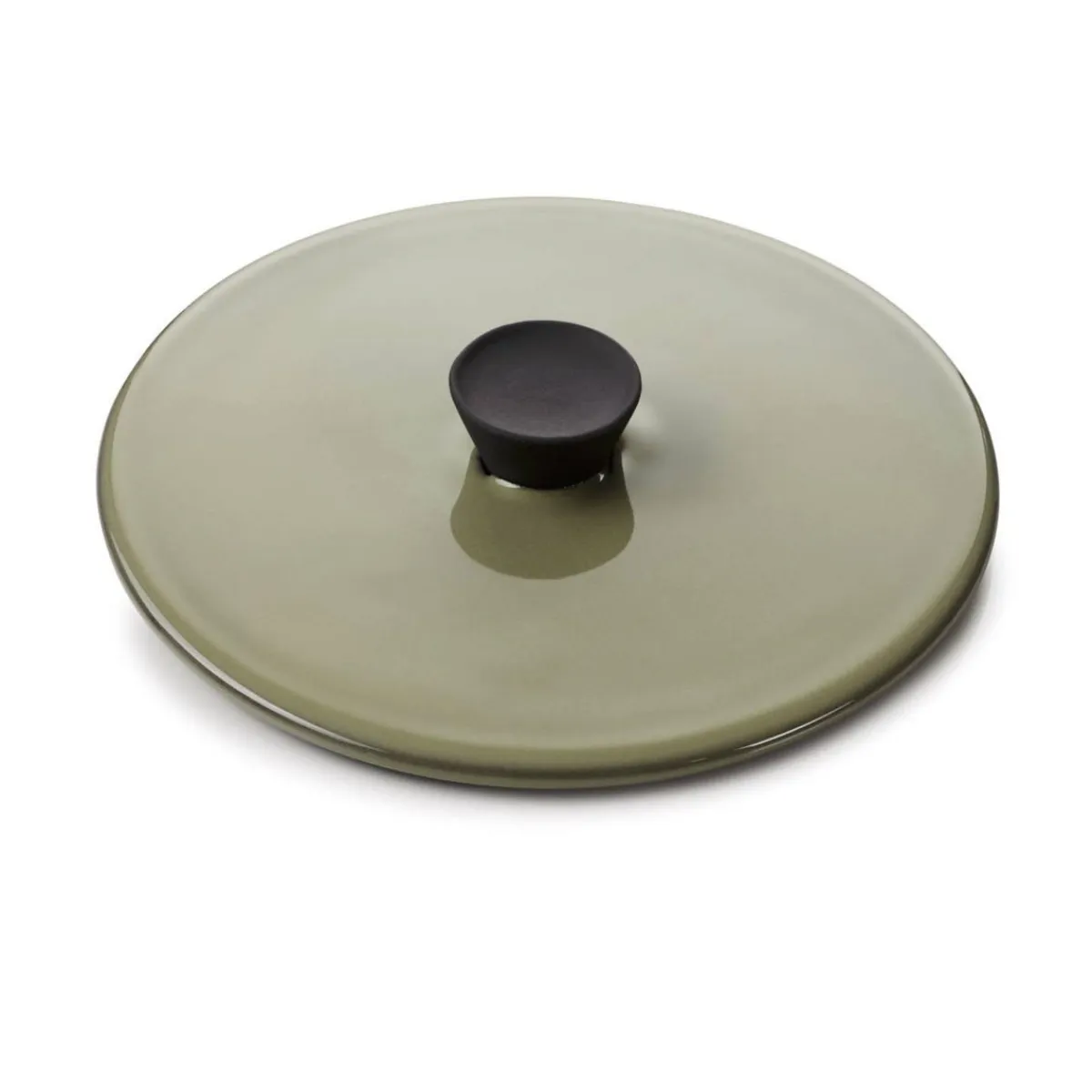 Couvercle pour cocotte vert porcelaine culinaire Ø 12 cm Caractère - REVOL Sale