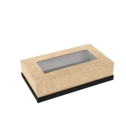 Couvercle pour plateau brun carton 30x25 cm Oxstal (200 pièces) - PRO.MUNDI Clearance