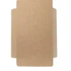 PRO.MUNDI Couvercle pour plateau rectangulaire brun carton 37x27x6 cm Oxstal (200 pièces)