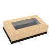 Couvercle pour plateau rectangulaire brun carton 25x14,5 cm Oxstal (200 pièces) - PRO.MUNDI Clearance