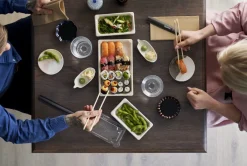 Couvercle pour plateau sushi transparent 226x146x22 mm (50 pièces) - DUNI Clearance