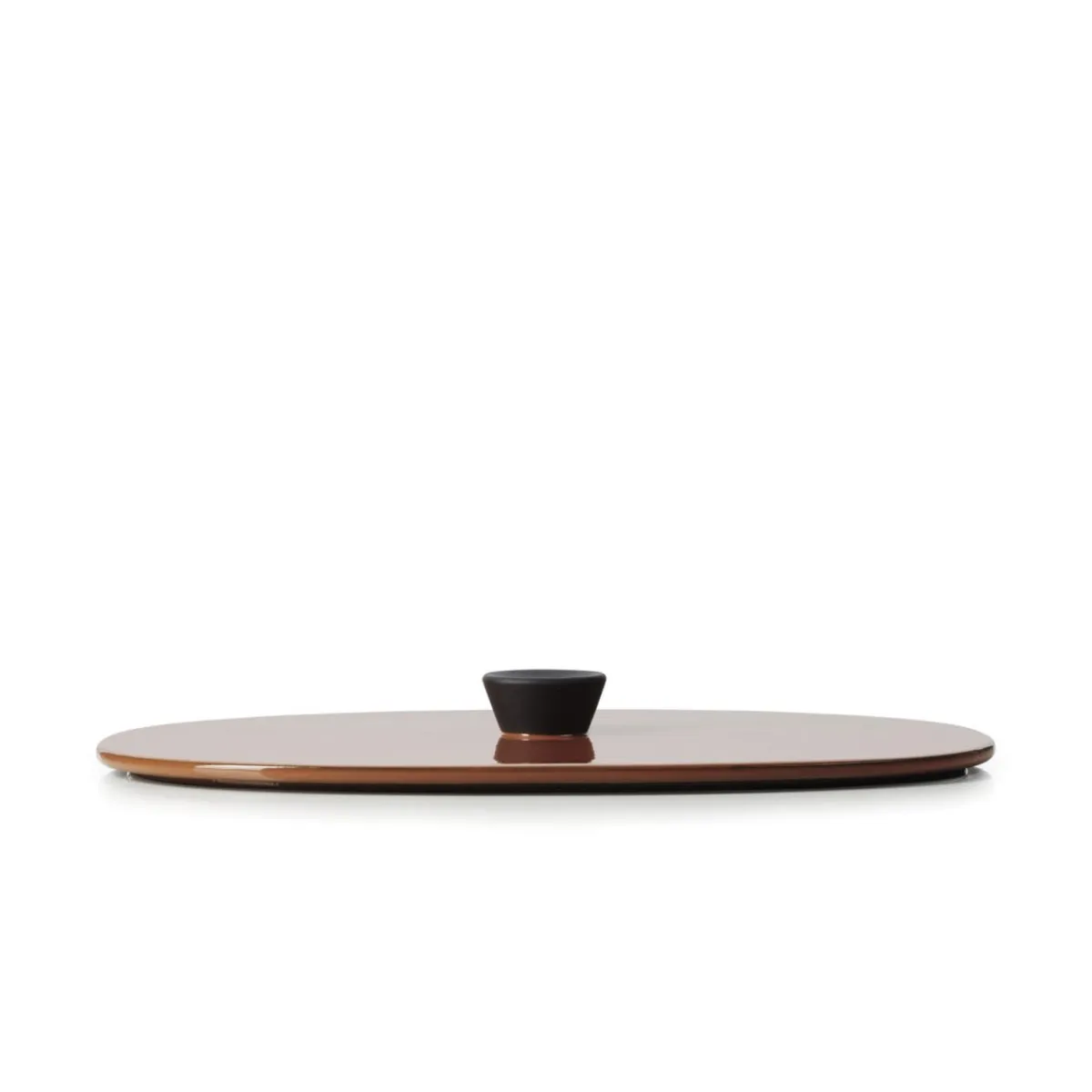 Couvercle pour plat ovale rouge porcelaine culinaire 19x13 cm Caractère - REVOL Outlet