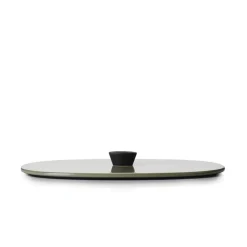 Couvercle pour plat ovale vert porcelaine culinaire 26x18,5 cm Caractère - REVOL Outlet
