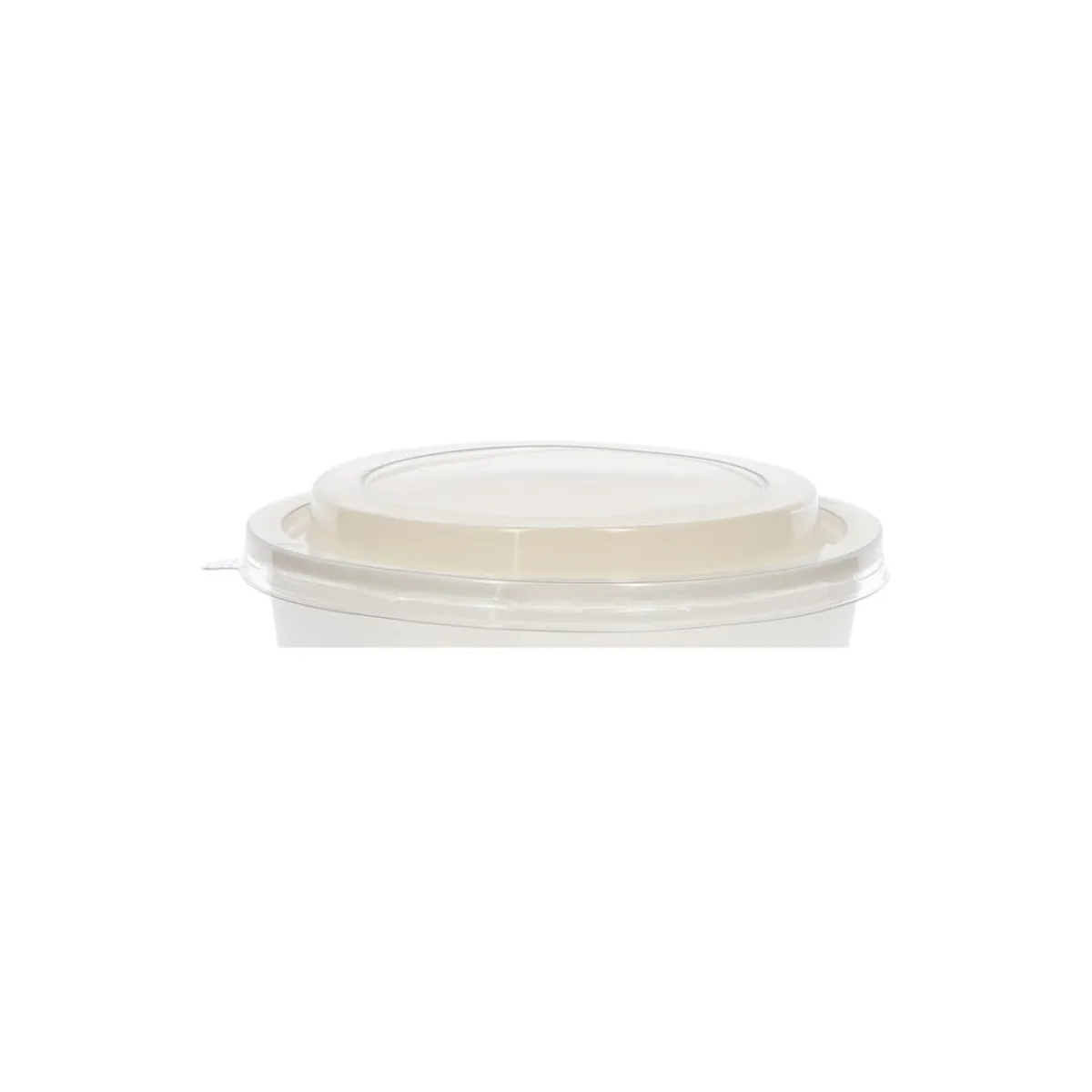Couvercle pour pot plastique rond transparent Ø 15 cm Oxstal (300 pièces) - PRO.MUNDI Clearance