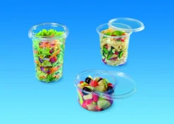 ALPHAFORM Couvercle pour pot rond transparent Ø 12,2 cm 11,6 cm Tusipack (50 pièces) Sale