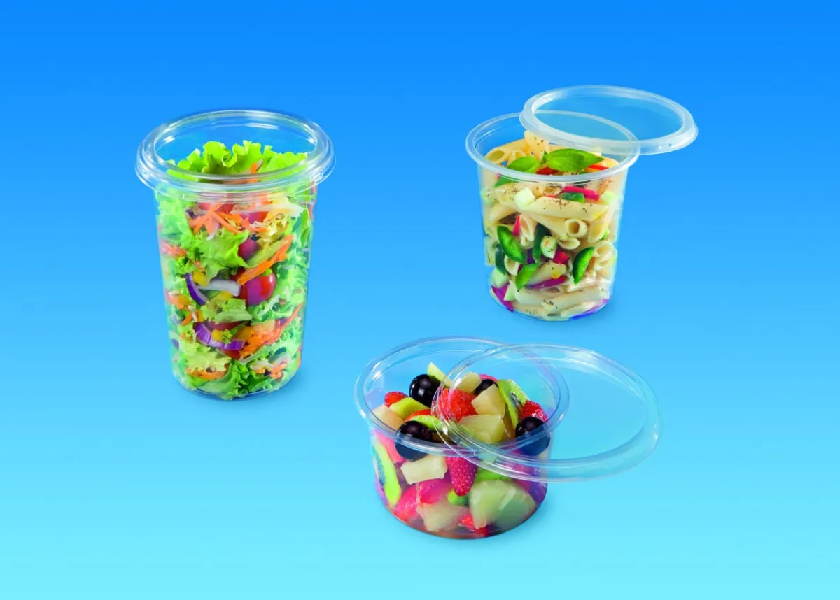 ALPHAFORM Couvercle pour pot rond transparent Ø 12,2 cm 11,6 cm Tusipack (50 pièces) Sale