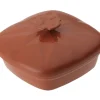 Couvercle pour ravier 25 cl terracotta fibre végétale Liliroc - SAINT ROMAIN