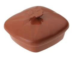 Couvercle pour ravier 25 cl terracotta fibre végétale Liliroc - SAINT ROMAIN