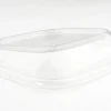 Couvercle pour saladier incliné carré transparent 19,2x19,2x3,8 cm Be Pulp (50 pièces) - Aucune Clearance