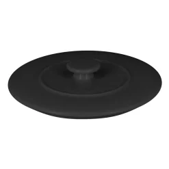 Couvercle pour soupière rond noir porcelaine vitrifiée Ø 15 cm Chefs Fusion - RAK Outlet