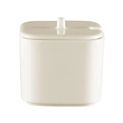 Couvercle pour sucrier carré blanc porcelaine 8 cm Fractal - RAK New