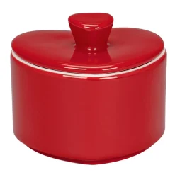 RAK Couvercle pour sucrier rouge porcelaine 8 cm  Cliché Best
