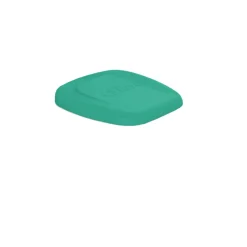 Couvercle pour support sac poubelle 120 L plastique vert - GILAC Best