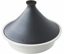 REVOL Couvercle pour tajine rond noir porcelaine culinaire Ø 29 cm ution 2 Clearance