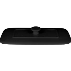 RAK Couvercle pour terrine rectangulaire noir porcelaine vitrifiée 20x10 cm Chefs Fusion Outlet