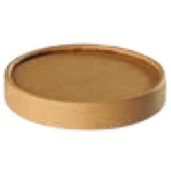 Aucune Couvercle rond marron Ø 9 cm (25 pièces) Discount