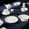 Crémier ovale blanc porcelaine bone china Ø 7,8 cm Bravura - RAK Online