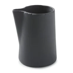 Crémier rond noir porcelaine culinaire 10 cl Ø 6,3 cm Basalt - REVOL Hot
