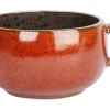 Crémier/saucière brun porcelaine 16 cl Ø 9 cm Elements Maroon - PROOF New