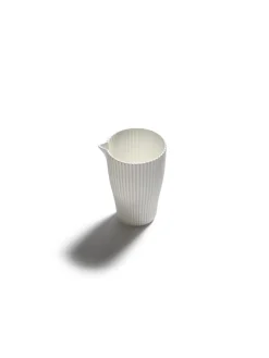 Crémier/saucière rond blanc porcelaine bone china Ø 7,5 cm Nido - SERAX New
