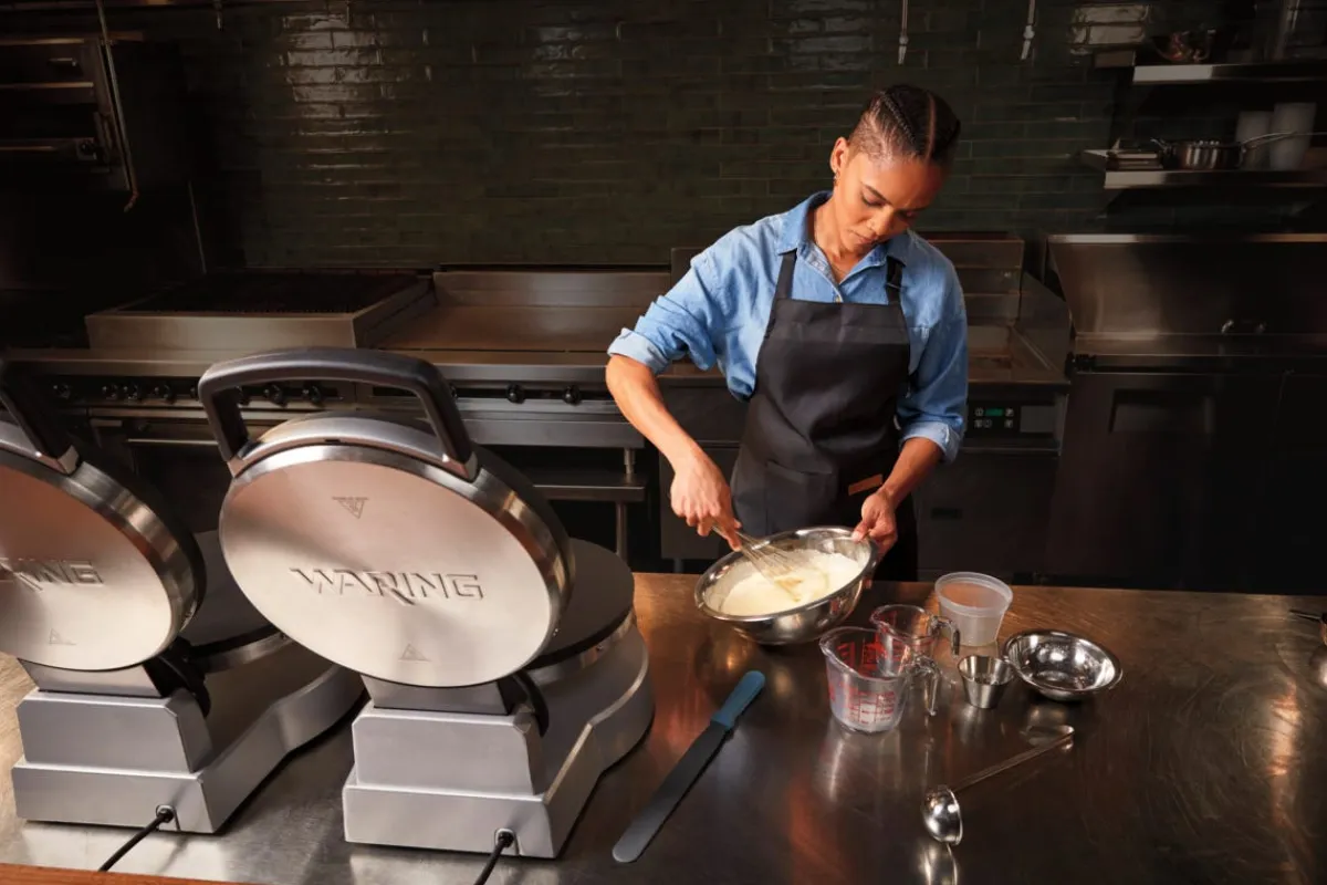 Crêpière électrique multifonction Ø 34 cm 230v - WARING Discount