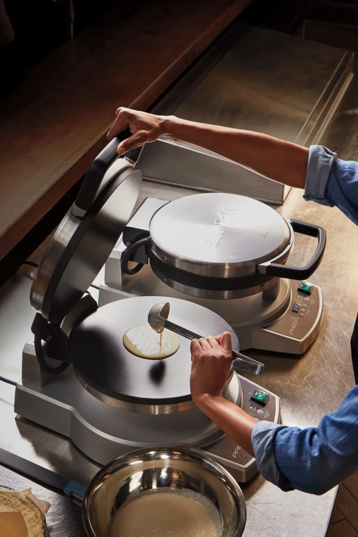 Crêpière électrique multifonction Ø 34 cm 230v - WARING Discount