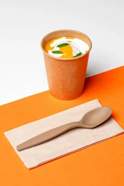 Moom Tableware Cuillère bagasse 16 cm (200 pièces) Hot