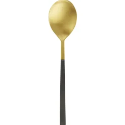 Cuillère à café or inox 18/0 15,4 cm Aroma Or Pvd Noir - PRO.MUNDI Hot