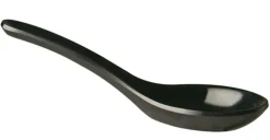 Cuillère chinoise mélamine noir 13,5x4,5x4,5 cm - APS New