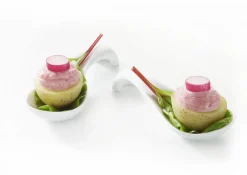 Cuillère à cocktail blanc porcelaine culinaire 11,5 cm Les Essentiels - REVOL New