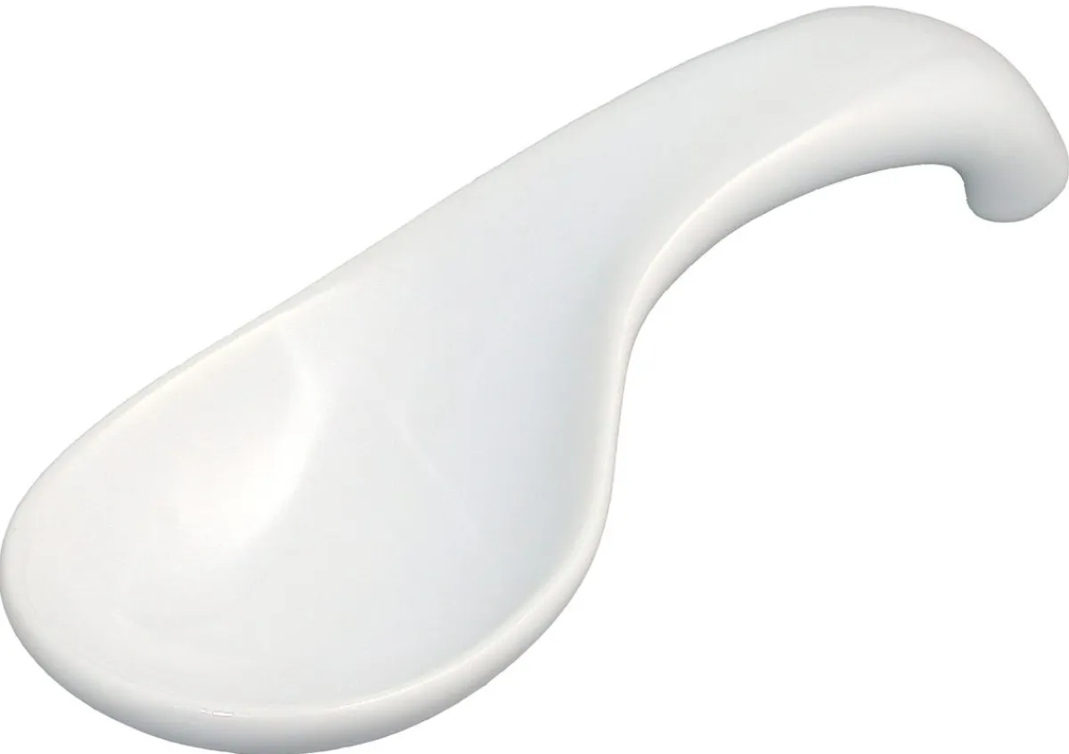 Cuillère à cocktail blanc porcelaine culinaire 11,5 cm Les Essentiels - REVOL New