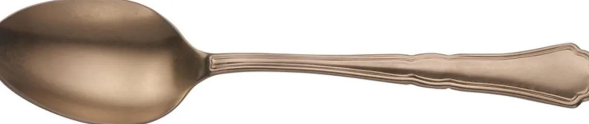 Cuillère à dessert bronze inox 18/10 17,1 cm Settecento - PINTINOX Discount