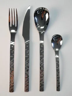 Cuillère à dessert inox 18/10 19 cm Pixelle 3d - COUZON Discount