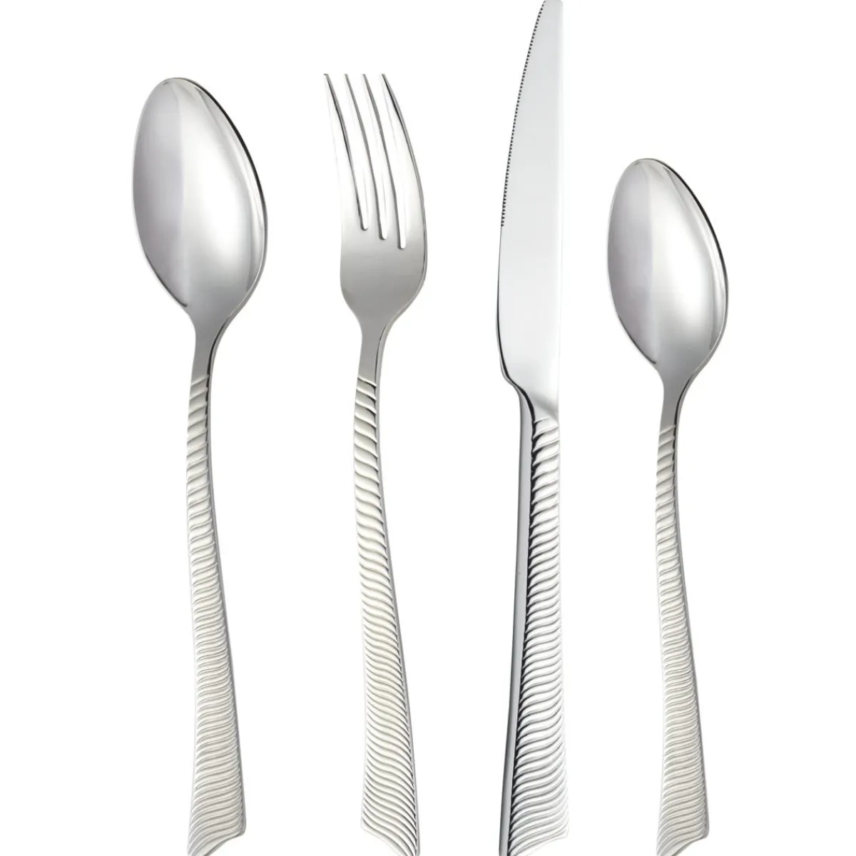 Cuillère à dessert inox 18/10 19 cm Wave Cisele - PRO.MUNDI Sale