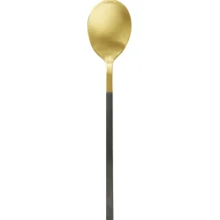 Cuillère de table or inox 18/0 19,9 cm Aroma Or Pvd Noir - PRO.MUNDI Hot