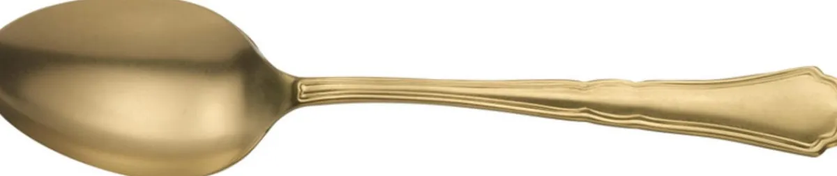 Cuillère de table or inox 18/10 20,1 cm Settecento - PINTINOX Discount