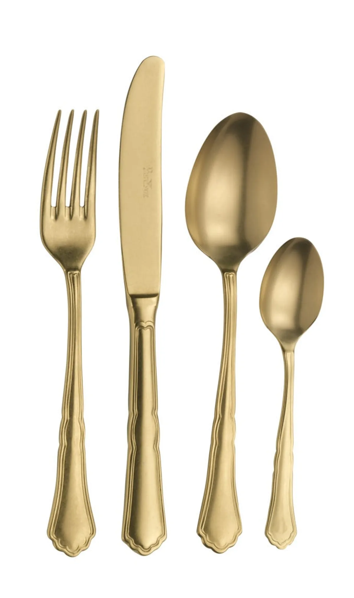 Cuillère de table or inox 18/10 20,1 cm Settecento - PINTINOX Discount